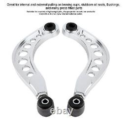 (Silver) Upper Control Arm KIT Adjustable Rear Upper Camber Control Arms