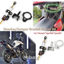 Titanium Stable Steering Damper Bracket Mount Kit For Triumph Tiger900 Tiger850