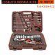 Tool Kit Car Set Repair Socket Spanner Wrench Auto Hand Ratchet Piece Tools Box