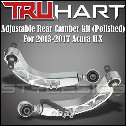 TruHart For 2013-2017 Acura ILX REAR ADJUSTABLE CAMBER ARM KIT FA FG POLISHED