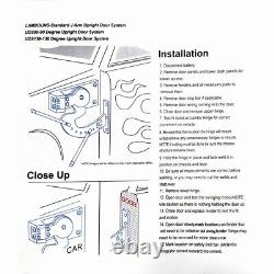 Universal Adjustable Lambo Door Bolt On Vertical Doors Kit For Most Of Car RWD