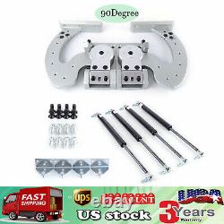 Universal Lambo Door Bolt Kit Adjustable 90 Degree For Car Vertical Doors Hinge