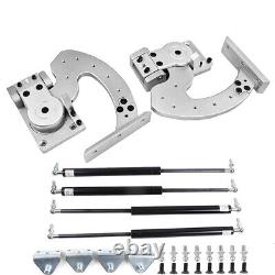 Universal Lambo Door Bolt On Vertical Doors Kit Adjustable Silver Most Of Car