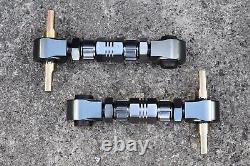 Vms Racing Silver Rear Adjustable Camber Arms Kit For 88-91 Honda CIVIC Ef Eh