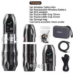 Wireless Tattoo Machine Kit Rotary Battery Pen Strong Coreless Motor New